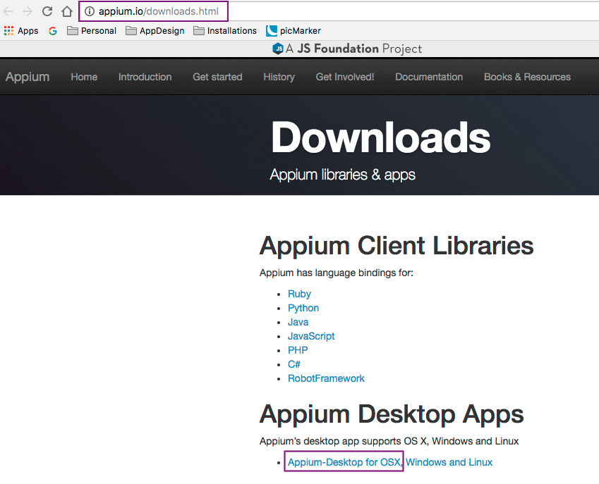 Appium For Mac Apps