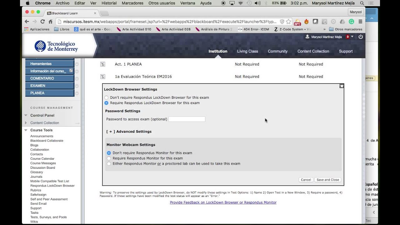 respondus lockdown browser free download mac